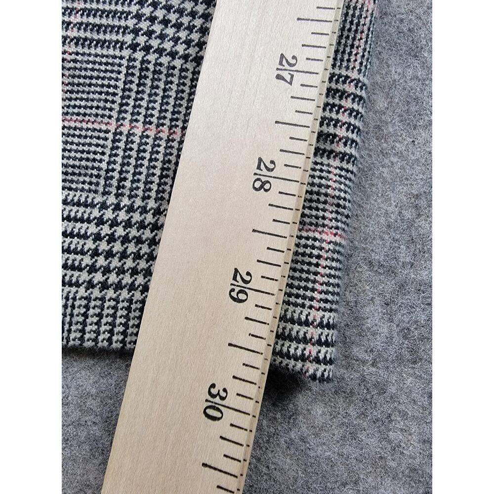 LL Bean Pants Womens 14 Plaid Classic Fit Lined Straight Leg Work Office - Picture 12 of 16